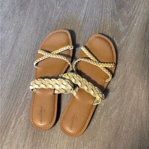 Target Braided Cream Sandals